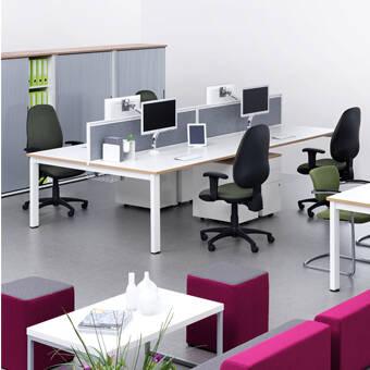 FBCD - Bank of 2 Freeway Back to Back Desks - Various sizes available
