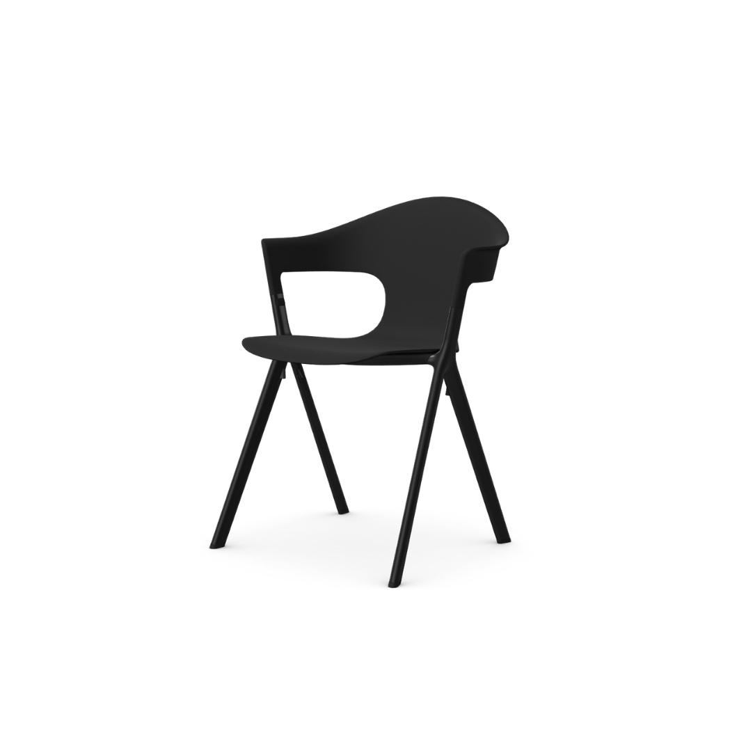 Axyl Side Chair on 4 Leg Frame
