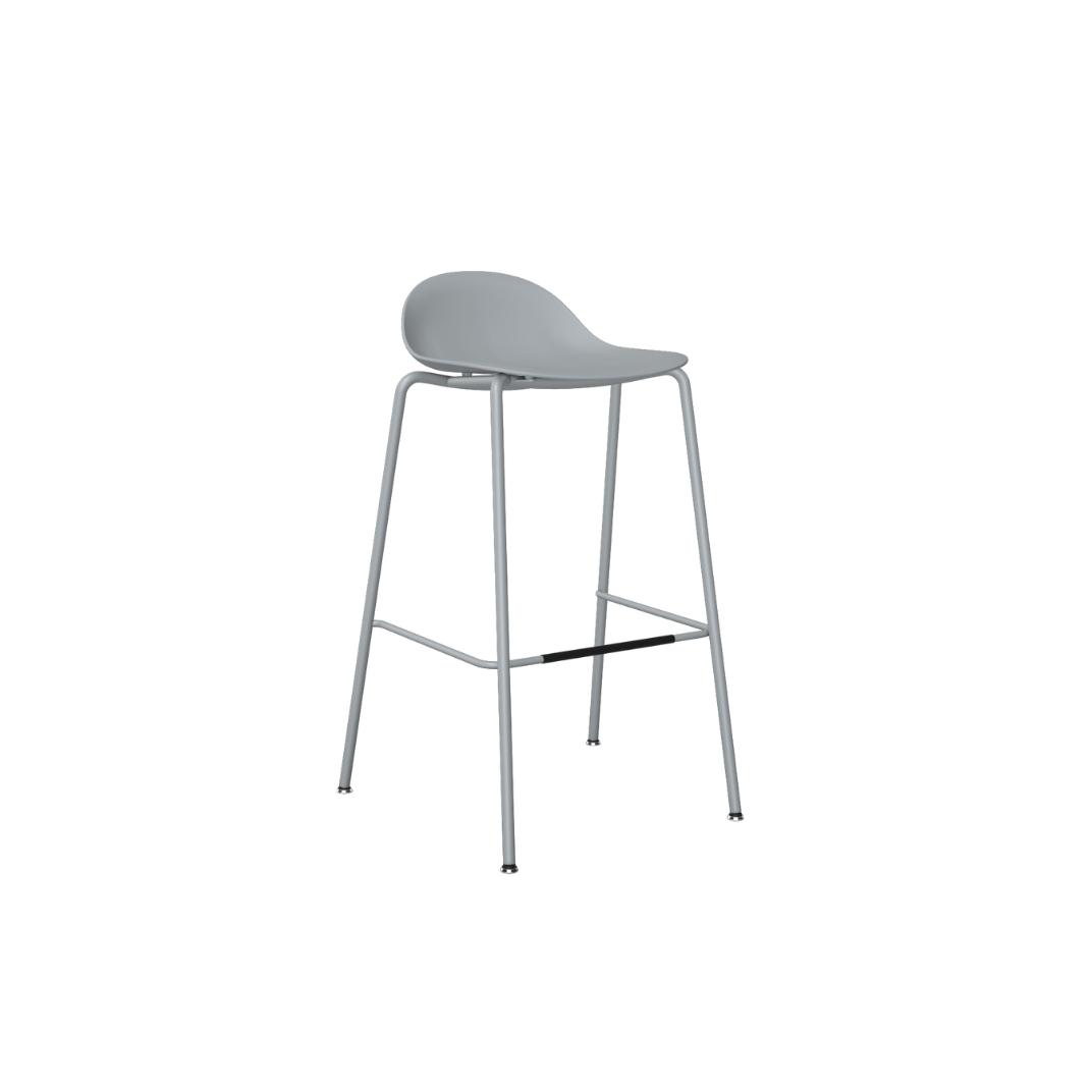 KIN502 - Kin Low Back Stool, 4 Leg Frame