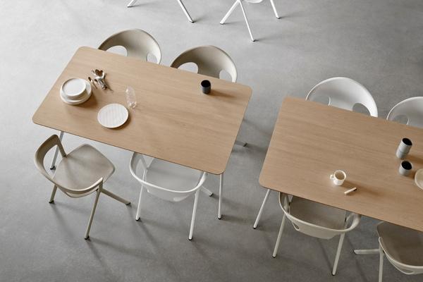 Axyl Side Chair on 4 Leg Frame