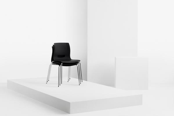 Casper Side Chair with Skid Base