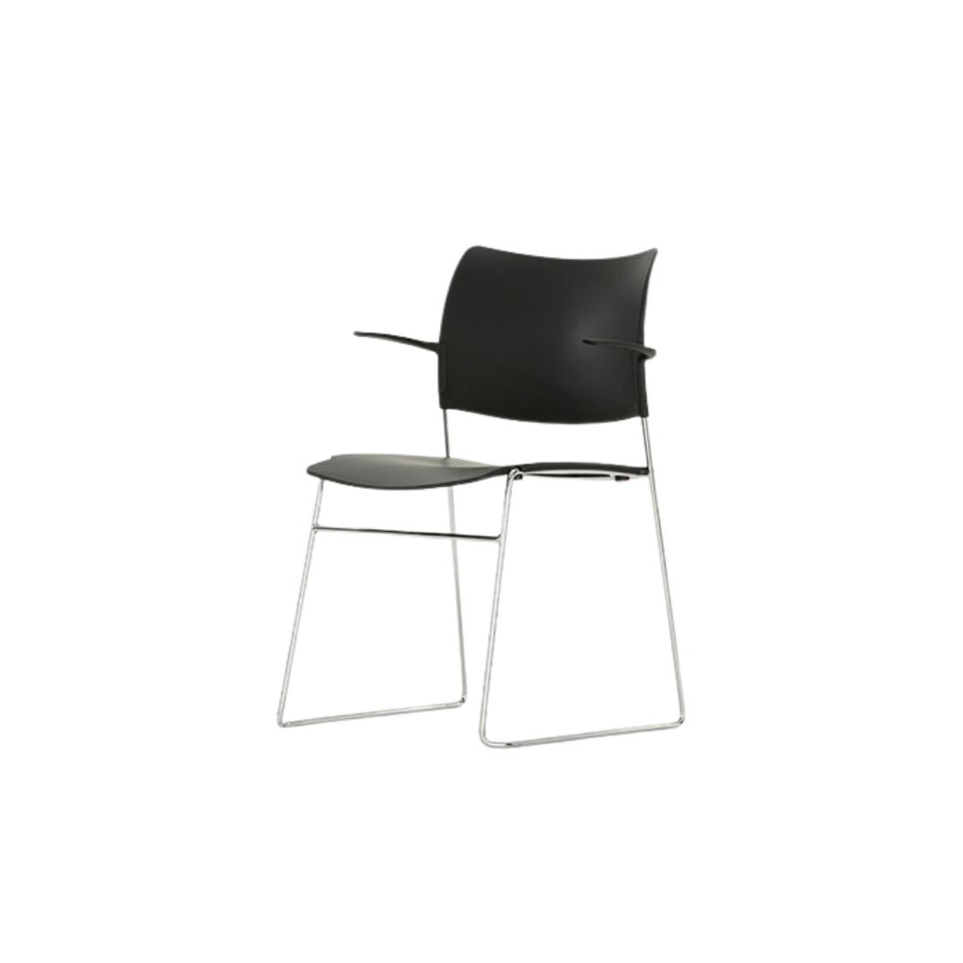 HD405A Elios Plastic Seat and Back With Arms