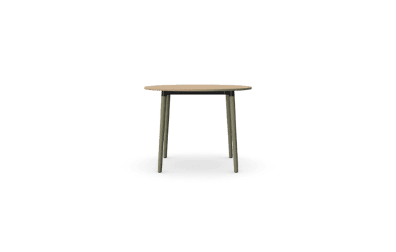 FLK10RD  Folk Round MDF Table - 1000mm x 740mm