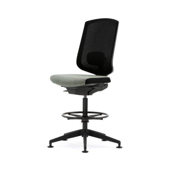 FLX2840D Freeflex Mesh Stool With Black Components