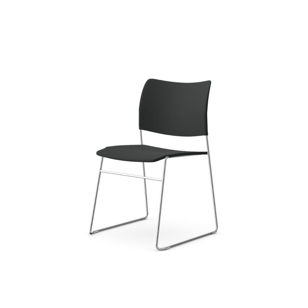 HD405 - Elios Chair - Plastic Seat and Back Without Arms (Chair Trolley Available)