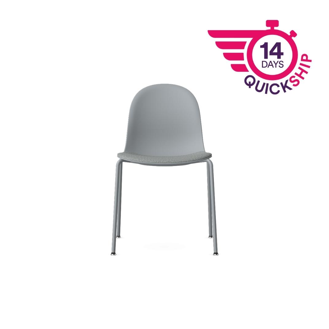 Kin Side Chair, 4 Leg Frame with Upholstered Seat Pad