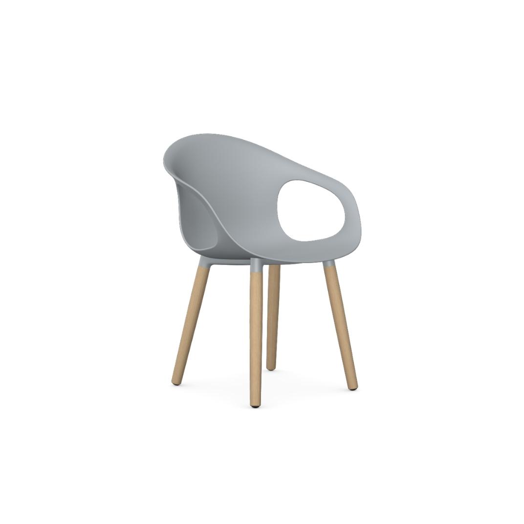 Kin Arm Chair, Wood Legs