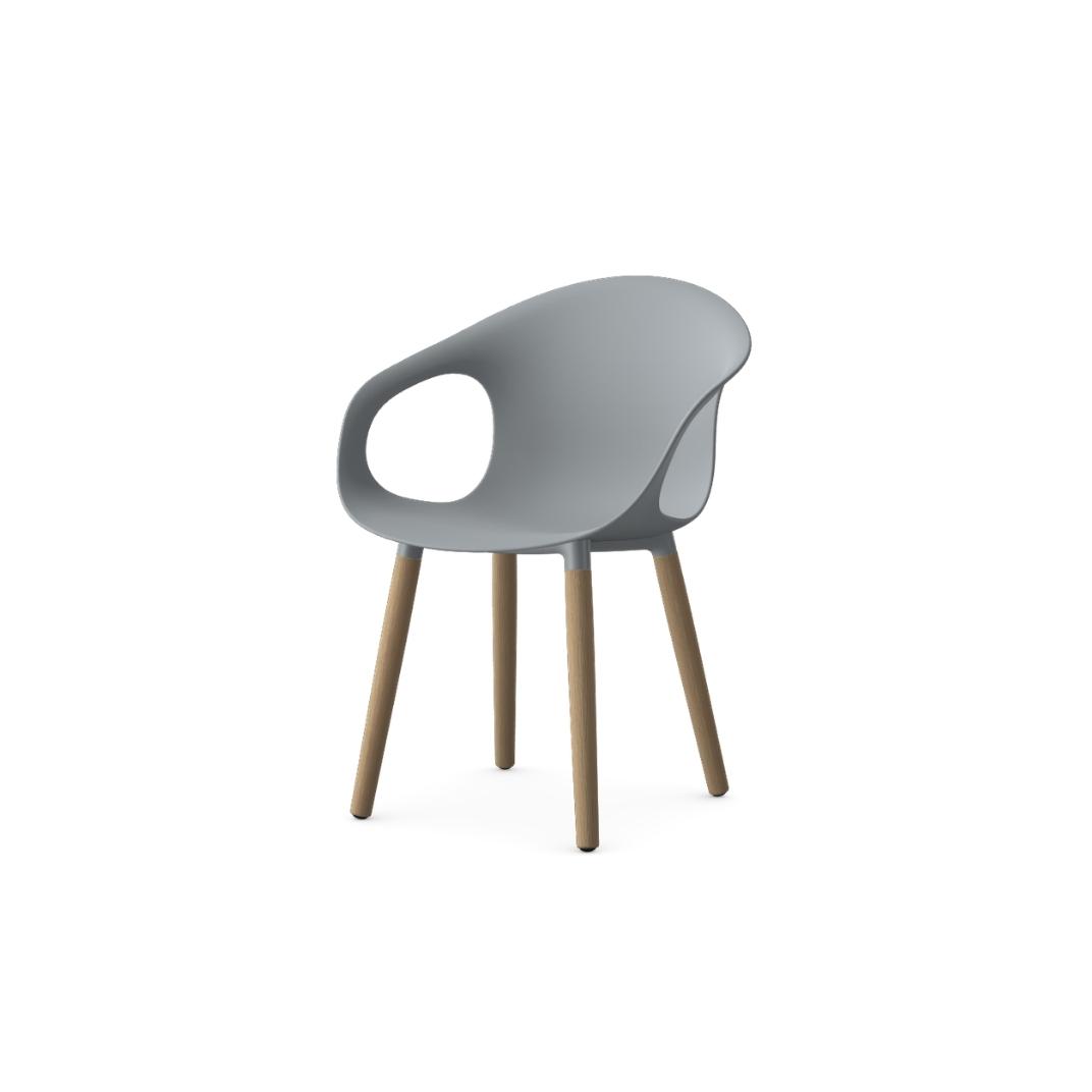 Kin Arm Chair, Wood Legs