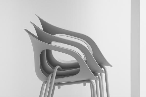 KIN203U1 - Kin Arm Chair, Wood Legs with Upholstered Seat Pad