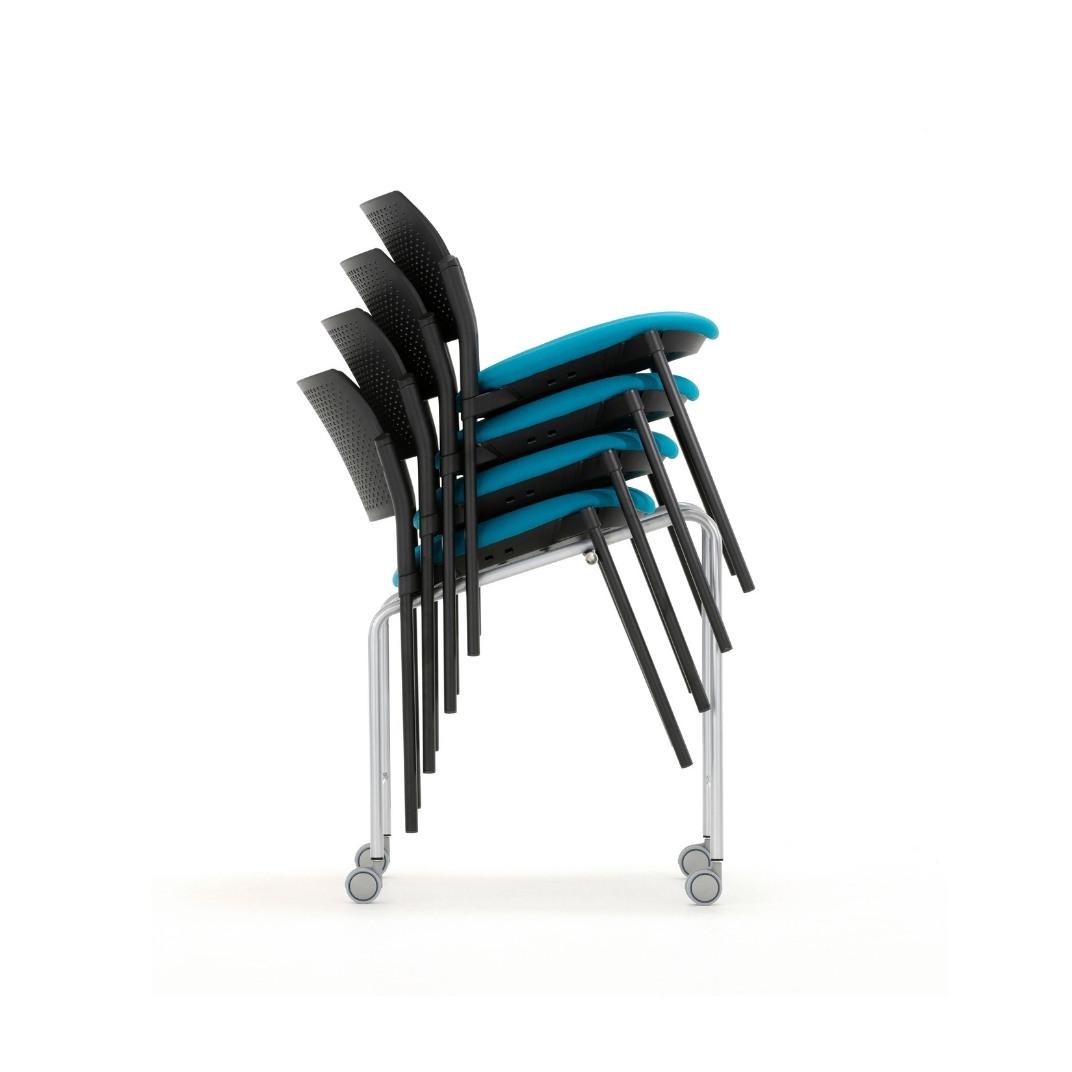 KM9 Kyos No Arms Cantilever Frame Plastic Seat