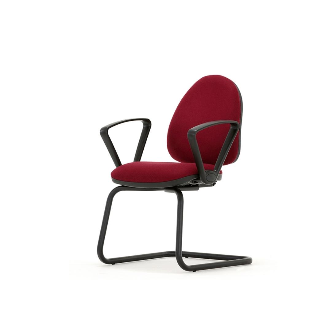 M20VA Mercury Visitor Chair, Fixed arms, Medium back