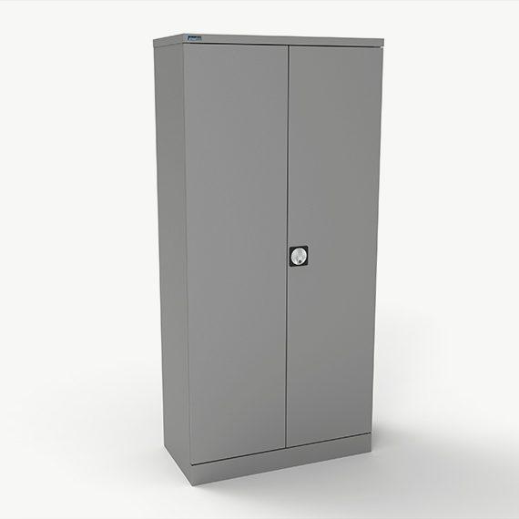 Kontrax Steel Cupboard - 1950mmH 2 double door - assembled c/w 4 shelves