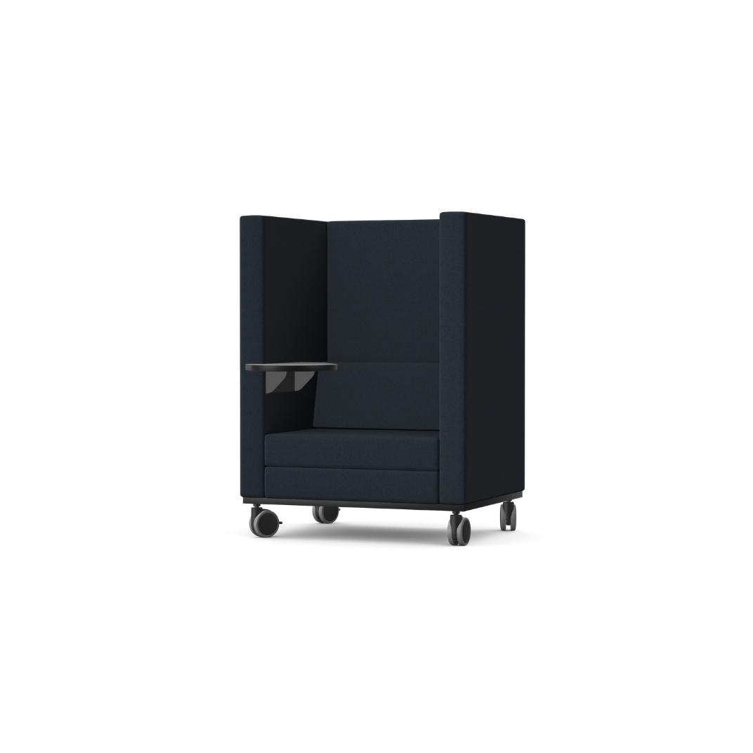 EM1-M-LH Move - High Back Sofa with Work Area