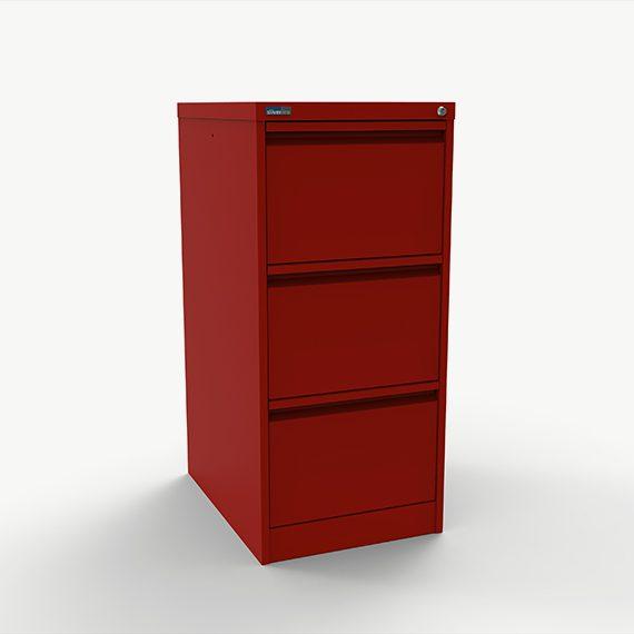 M:Line Filing Cabinet - Three Drawer Foolscap 