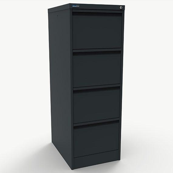 M:Line Filing Cabinet - Four Drawer Foolscap 