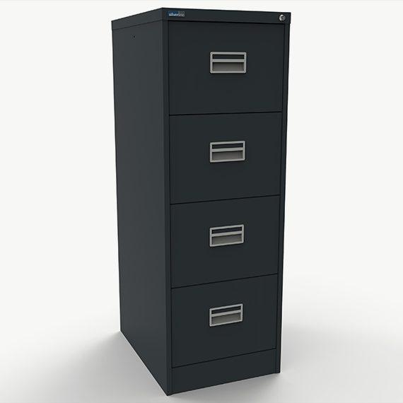 A4 Midi Filing Cabinet - Four Drawer 