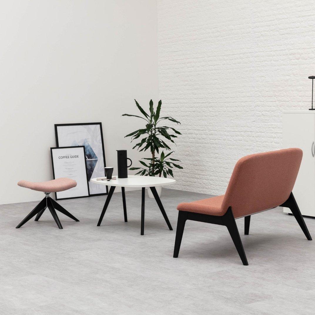 HRB70 Herbie 2 Seat Sofa on 4 Leg Wooden Frame