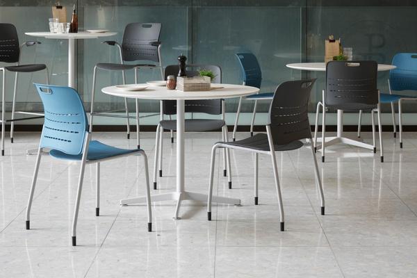 Jonny Plastic Chair with Glides