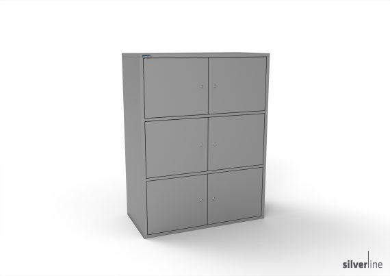 M:Line Six Personal Lockers with digital kitlock