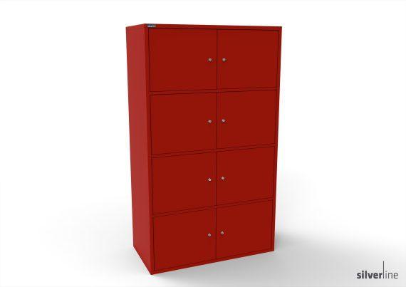 M:Line Eight Personal Lockers with digital kitlock