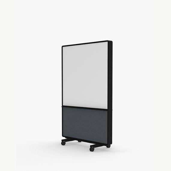AW2012FD Adapt Wall with Drywipe Upper Panels and Fabric Lower Panels