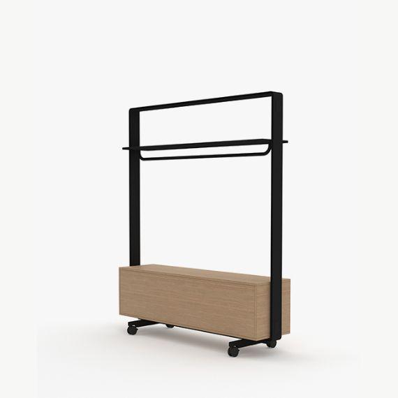 AW2012CHDW4 Adapt Wall with Coat Hanger and Sliding Door Unit