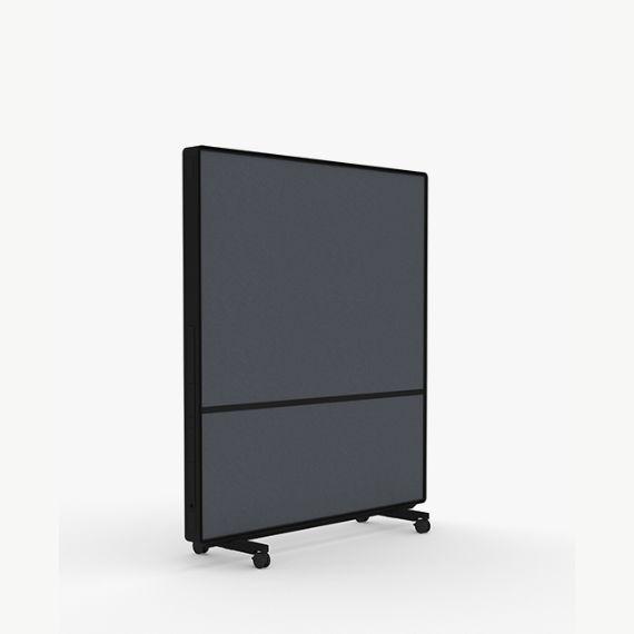 AW2016FFM Adapt Wall Media with Fabric Upper Panels and Fabric Lower Panels
