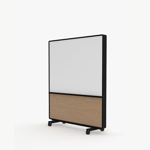 AM2016MD Adapt Wall with Drywipe Upper Panels and MFC Lower Panels