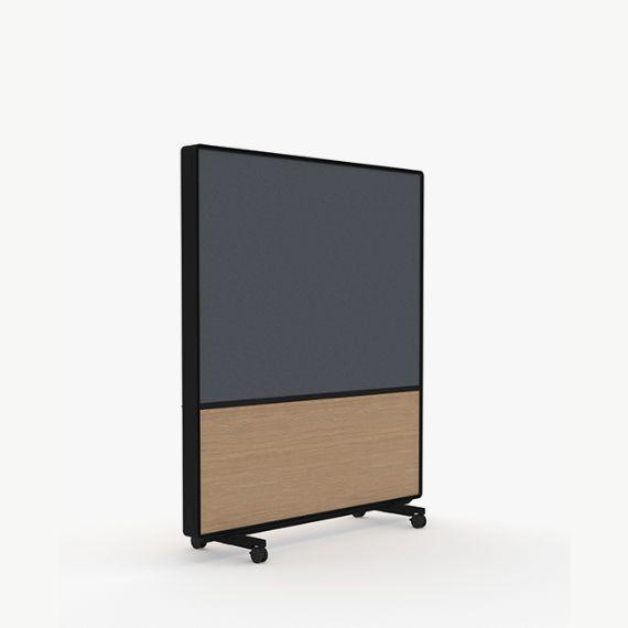 AW2016MFD Adapt Wall with Fabric and Drywipe Upper Panels and MFC Lower Panels