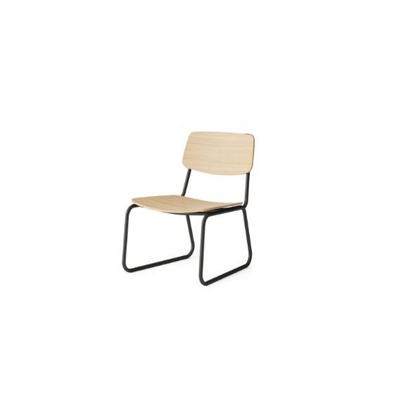 ANTLC.NA.SK Antalya Lounge Chair with Skid Base