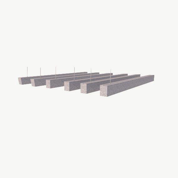 BREB150-10 Boxy Baffle 100mm drop with alu channel