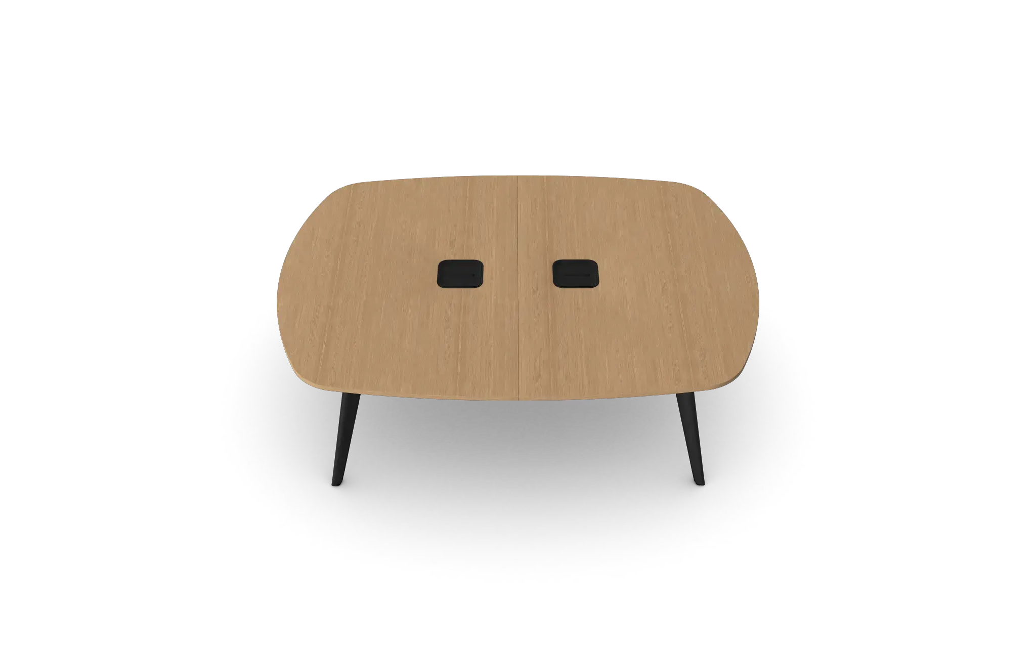 PLBMT2418-AB Pailo Boat Shaped Project Table With Cut Out for Power- 2400mm x 1850mm