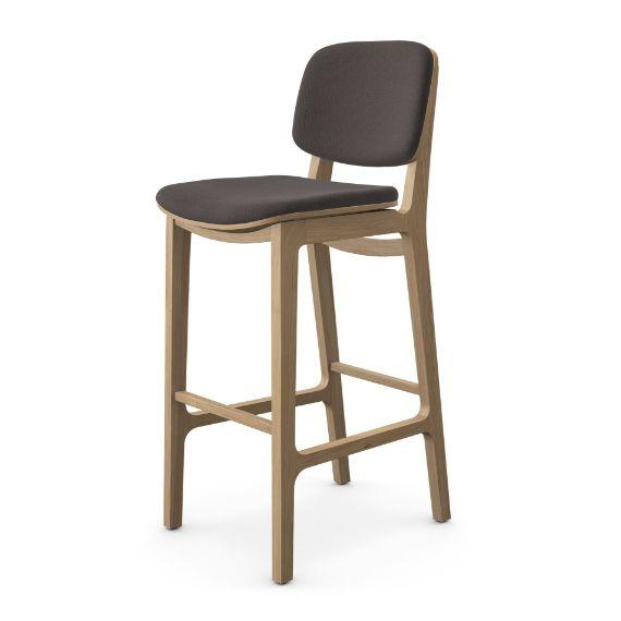 VERBAS Verge Stool with Upholstered Seat Pad