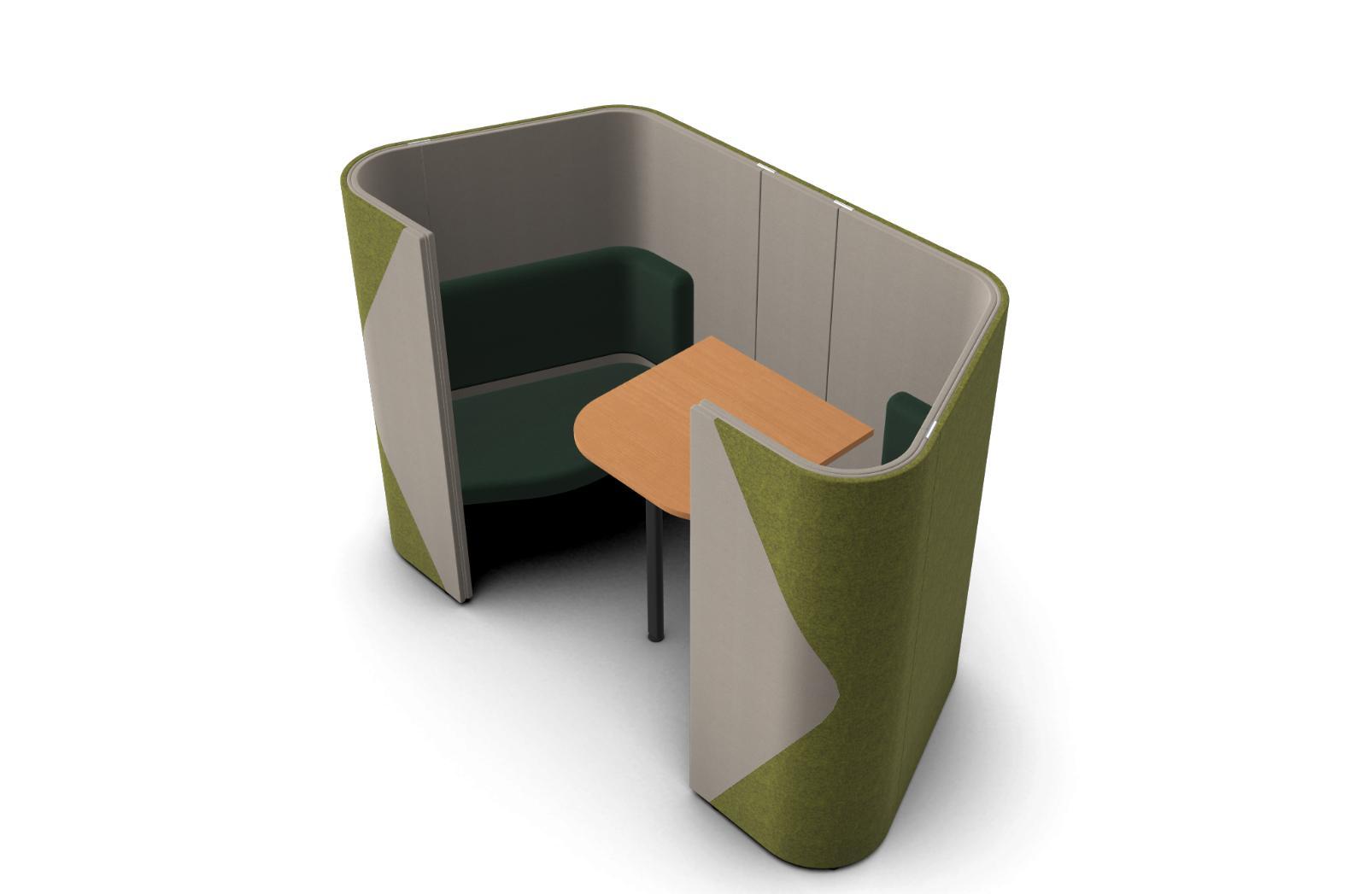 HAPDD14+HAPDDT Haven Duo Pod Complete with Solo Duo Table