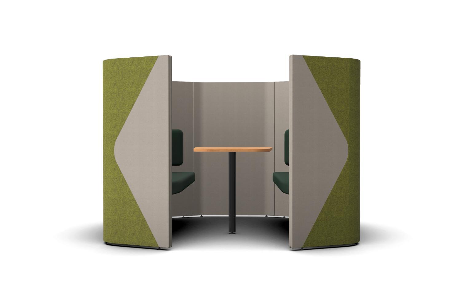 HAPQD14+HAPDQT Haven Quad Pod Complete with Solo Quad Table