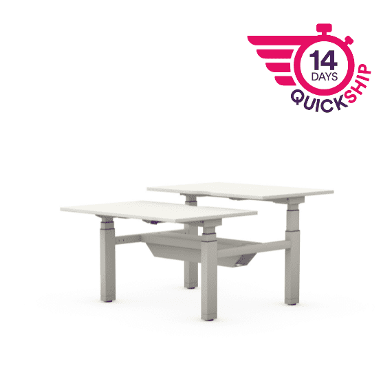 CHXDAEB16 - Chemistry Height Adjustable Desk Back to Back - Various Sizes Available