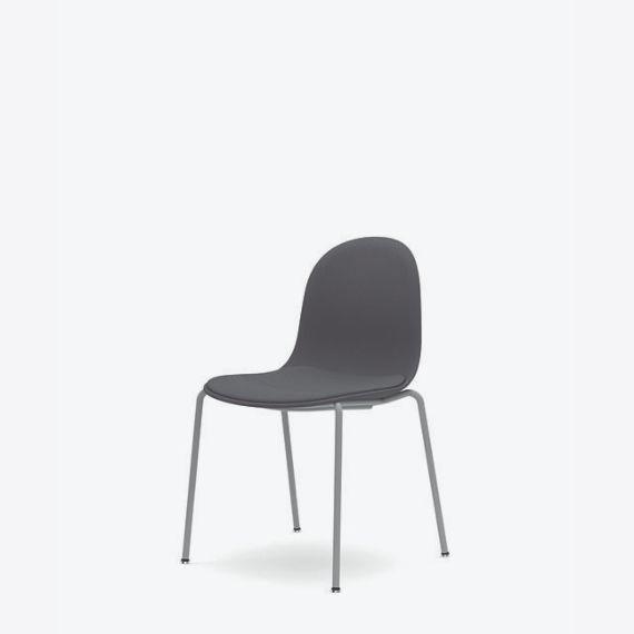 Kin Side Chair With 4 Leg Frame, Upholstered Shell