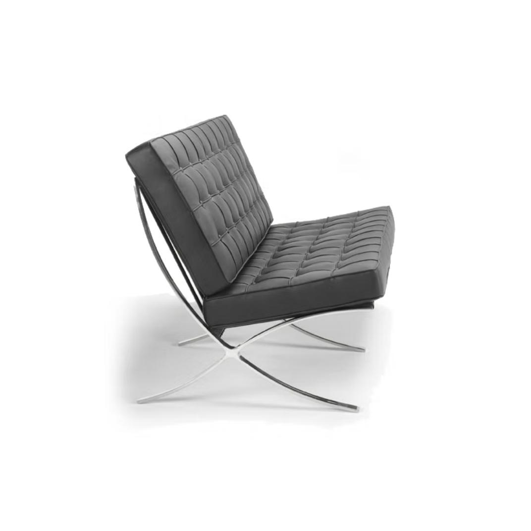 710-2 PSI Two Seat Reception Sofa with chrome frame and legs