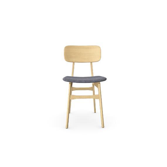 Verge Chair with Upholstered Seat Pad
