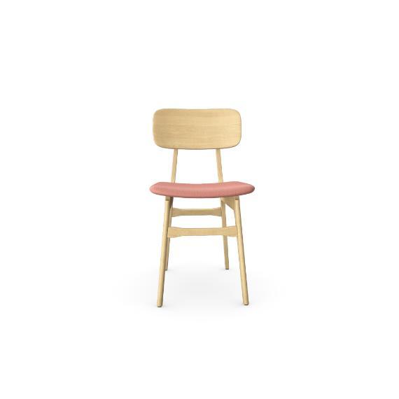 Verge Chair with Upholstered Seat Pad