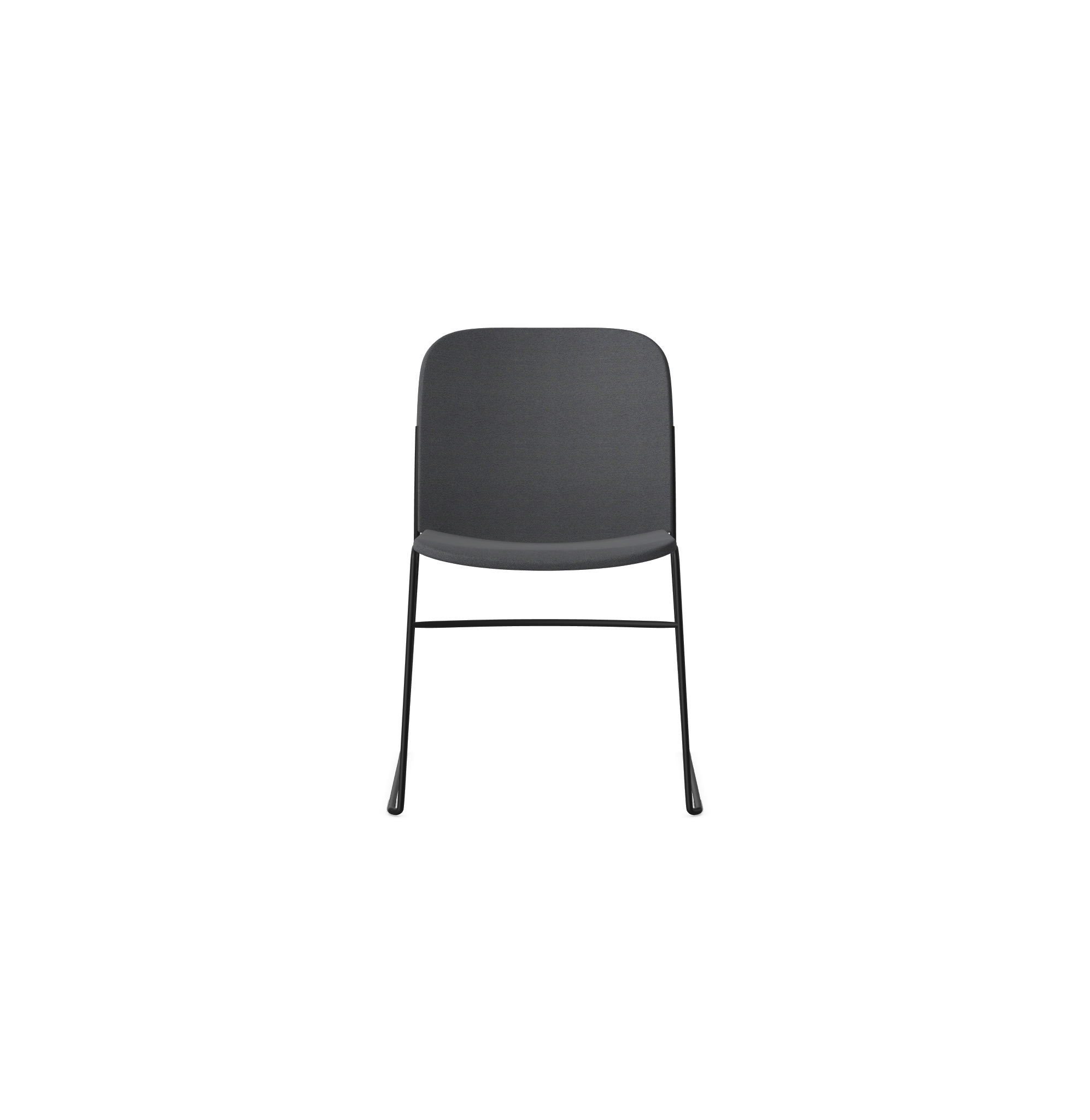 HSW415 Densiti Stacking Chair With Upholstered Seat and No Arms