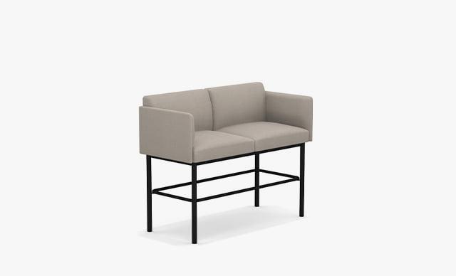 MXH02A High Two Seat Armchair