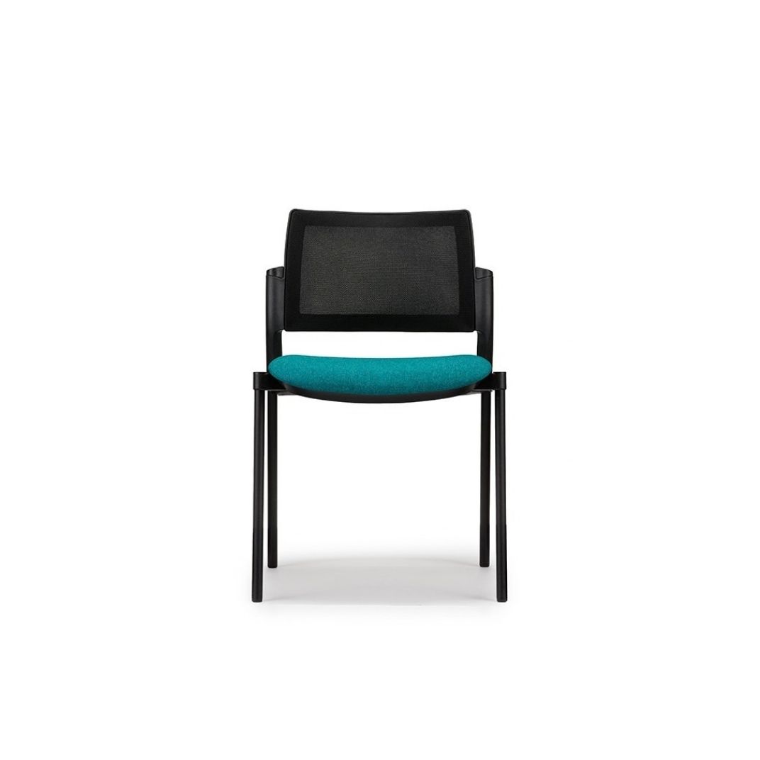 KM8 Kyos Mesh No Arms 4 Legs Upholstered Seat