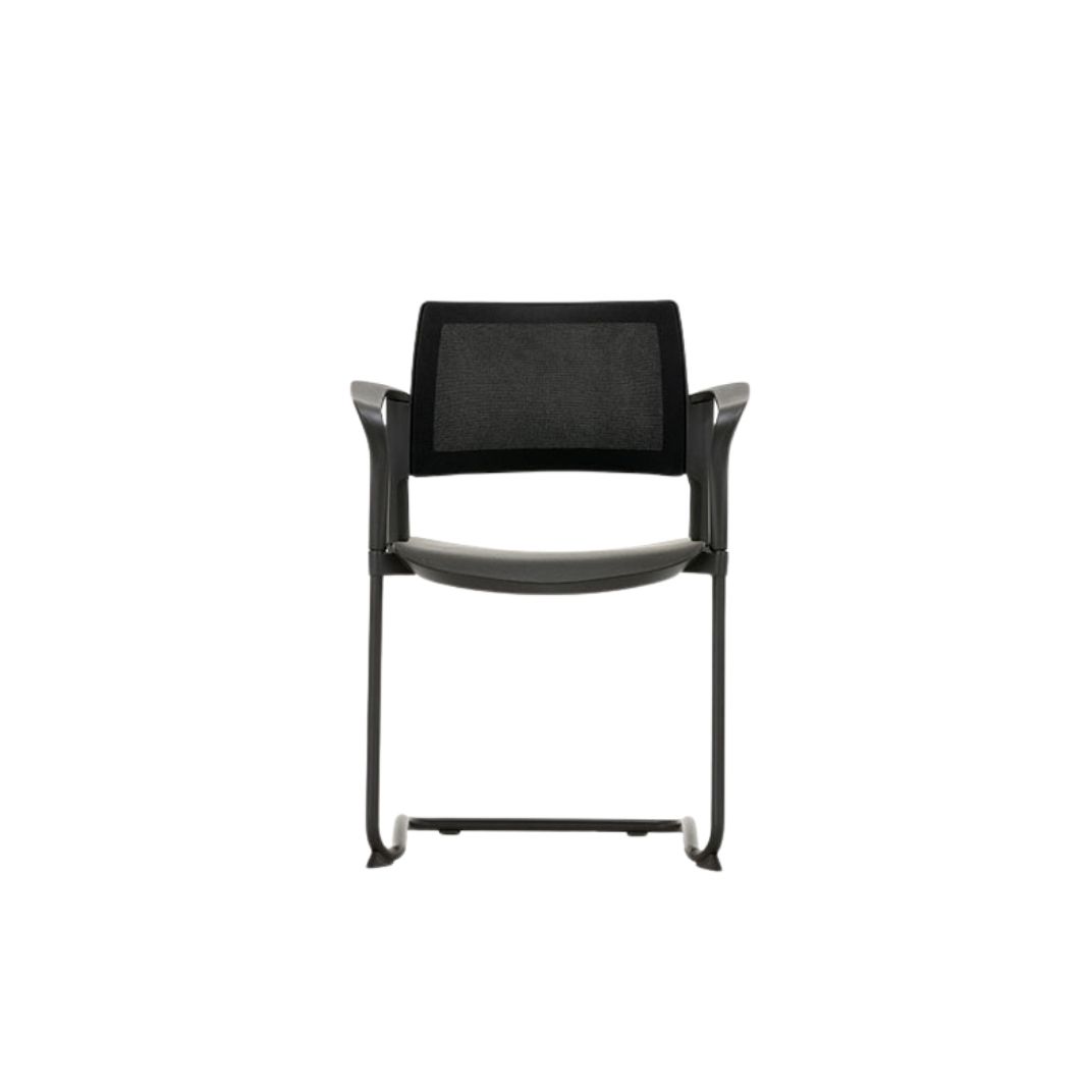 KM9A Kyos With Arms Cantilever Frame Plastic Seat
