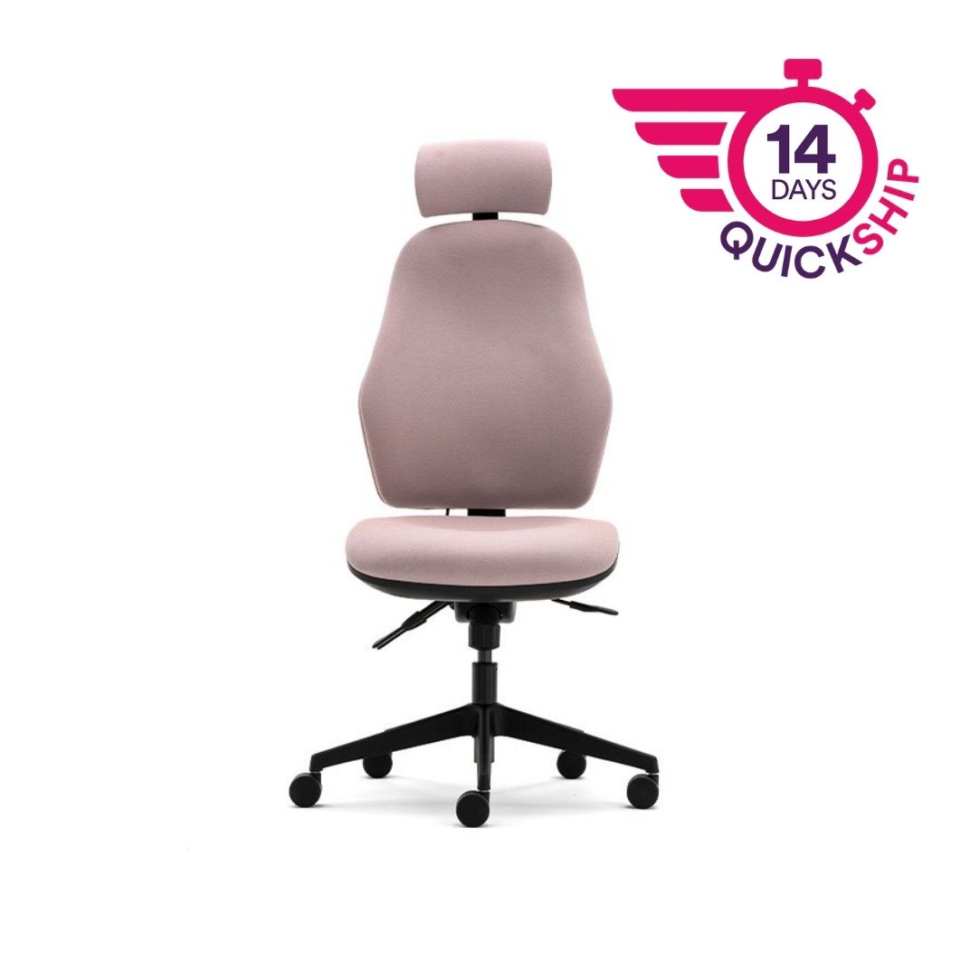 Orthopaedica 100 Series Sychronised Mechanism Task Chair With Headrest