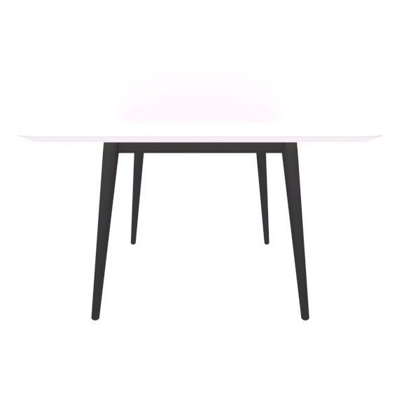 CRQDT09 Cirque Dining Height Soft Rectangle Table - 1200mm x 800mm x 740mm