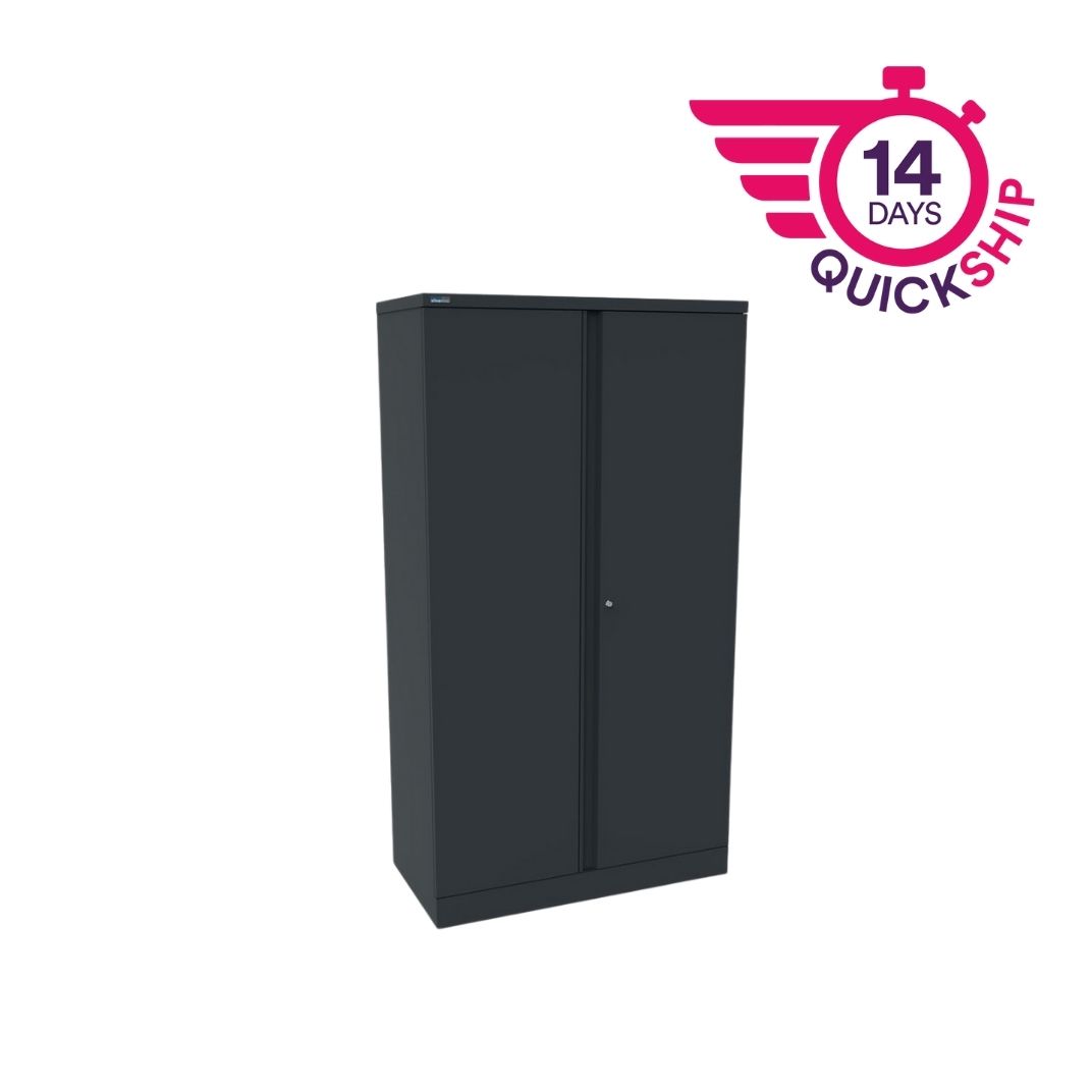 CULM7SD - M:Line Steel Cupboard - 1830mmH 2 double door - assembled c/w 3 shelves