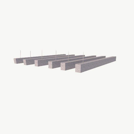 BREB150-10 Boxy Baffle 100mm drop with alu channel