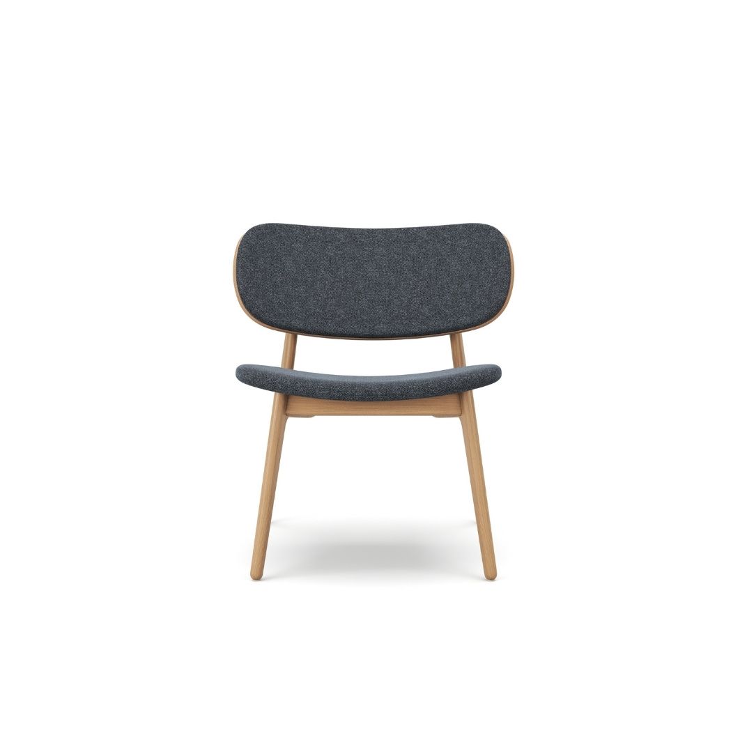 PLC Lounge Chair with Upholstered Shell