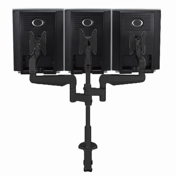 CMS2978B - Ascend Multimount Triple Screen with Desk Clamp